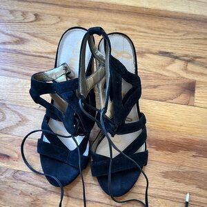 Elegant Black Strappy Sandals